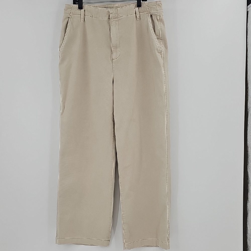 GAP Beige Straight-Leg Chino Pants